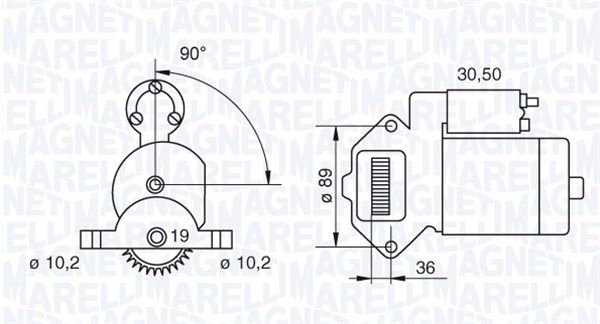 MAGNETI MARELLI Starteris 063187051010